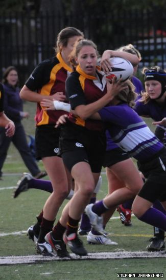 For a rookie, Stingers flanker Cortney Keeble brings much experience to this year's women's rugby squad.